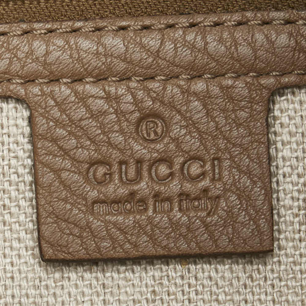 Gucci Greenwich Python Shoulder Bag Brown Leather - image 8